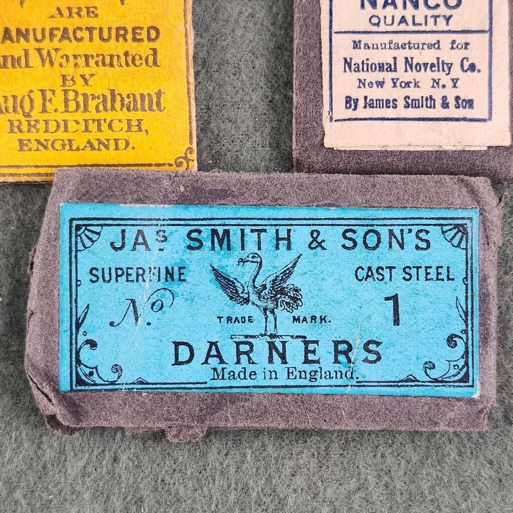 Antique Brabant, Nanco, Smith Needles , England, USA Various‎ Sizes